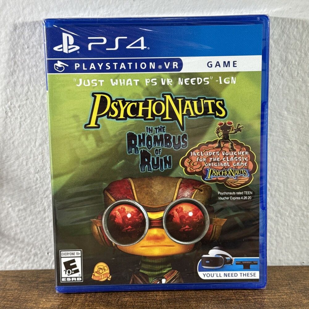 Psychonauts In the Rhombus of Ruin (PlayStation VR) PS4 (Brand New Factory Seale